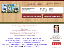 Tablet Screenshot of evergreenspringrvshow.com